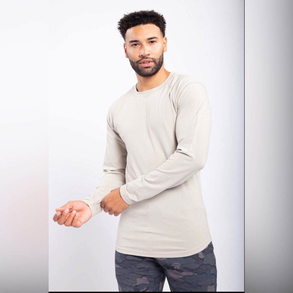 Mono B Long Sleeve with Curved Hem Medium